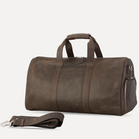 Sac de voyage en cuir de vachette personnalisé avec logo, fermeture éclair, en cuir véritable, prix avantageux, vente chaude, de Craft Creation BD
