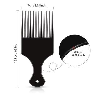 Peigne de coiffeur en plastique à dents larges pour démêler les cheveux <span class=keywords><strong>afro</strong></span> - Product Image 6