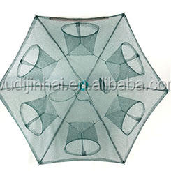 Şemsiye tarzı balıkçılık tuzak yengeç naylon örgü Net ile tuzak kafesi kerevit kafes - Product Image 2