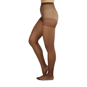 Collant Trasparenti Invernali Personalizzati da Donna, Sopra il Ginocchio, 20D Neri con Top Modellante e Punta Rinforzata - Product Image 4
