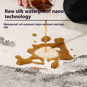 Ý sang trọng cao cấp thảm phòng khách hiện đại sofa sàn Mat Retro Đen trắng không thấm nước rửa Bàn cà phê thảm - Product Image 3