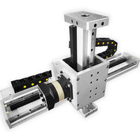 Module manipulateur biaxial XZ avec entraînement à crémaillère et table coulissante à guidage linéaire