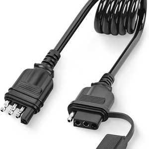 Sae 4 Pin Trailer Wiring Harness 12V 16A Pvc Insulated Copper Conductor Automotive <b>Power</b> <b>Cable</b> For Tail Light Signal - Product Image 3