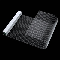 LED Şeffaf Film Ekran Ultra İnce Esnek Reklam Ekranı İç Mekan Kullanımı İçin Yüksek Parlaklık 1000-1500 Nit Perakende Mağazası
