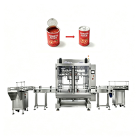 Machine automatique de remplissage et de bouchage de bouteilles liquides, de conditionnement de sauces, d'huile, de jus de noix de coco, de jus d'orange et de bière en conserve