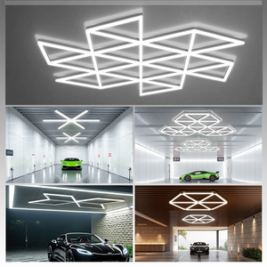 Hexagrid LED <b>Light</b> LED Hexagon <b>Light</b> Honeycomb <b>Light</b> LED Garage <b>Light</b> LED Hexagonal Hexagon <b>Lights</b> <b>Ceiling</b> Hanging Car Detailing - Product Image 3