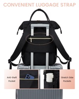 LOVEVOOK vente en gros sac à dos matelassé léger et tendance sac de voyage étanche pour ordinateur portable sac à dos pour femmes