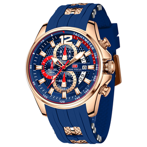 MINI FOCUS-reloj deportivo para hombre, <span class=keywords><strong>de</strong></span> cuarzo, resistente al agua, con esfera grande, luz nocturna, 0350G - Product Image 4