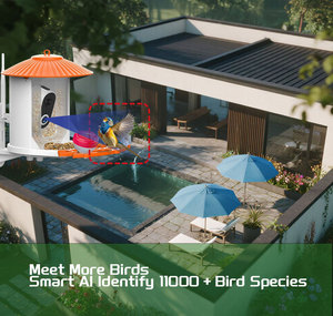 Nouveau modèle de mangeoire à oiseaux intelligente en ABS avec vidéo ultra-HD 4MP, classificateur d'oiseaux intelligent par IA et prise en charge de l'application <span class=keywords><strong>VicoHome</strong></span> - Product Image 6
