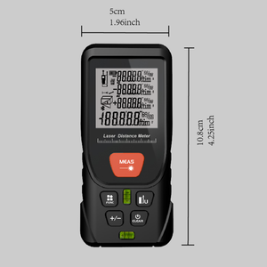 50 मीटर, 70 मीटर, 100 मीटर या 120 दूरी माप लेजर रेंजफाइंडर सस्ते मिनी डिजिटल लेजर दूरी मीटर - Product Image 5
