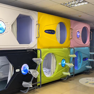 <span class=keywords><strong>Cama</strong></span> Cápsula Espacial de Estilo Chino con Diseño de Panel ABS para Uso en Hoteles, Apartamentos, Dormitorios o Cabinas - Product Image 1