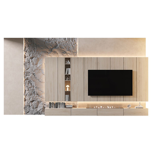 Mueble <span class=keywords><strong>de</strong></span> <span class=keywords><strong>TV</strong></span> Moderno y Sencillo <span class=keywords><strong>de</strong></span> Lujo, Madera Sólida con Luz Integrada, Nuevo Mueble <span class=keywords><strong>de</strong></span> Almacenamiento y Exhibición <span class=keywords><strong>de</strong></span> Estilo Chino para el Hogar - Product Image 6