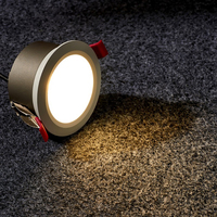 AC110V AC220V Lampu Sorot LED Tersembunyi 7W 12W Lampu Spot IP65 Tahan Air Lampu Sorot LED Plafon untuk Dapur Kamar Mandi