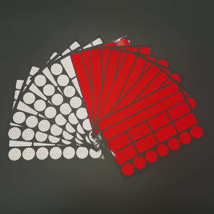 Wholesale Motorcycle Road Bicycle Warning Reflector Film Night Cycling Decal Tape Sticker Bike Reflective Sticker