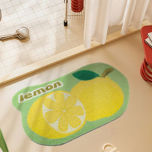 YOULTTAN 40*60cm tapis de bain en PVC paillasson d'entrée antidérapant tapis de sol absorbant l'eau pour douche - Product Image 3