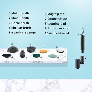 Cepillos de limpieza eléctricos de baño de <span class=keywords><strong>piscina</strong></span> portátil Piso de esquina eléctrico - Product Image 6