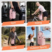 Sac de sport magnétique avec porte-bouteille d'eau pour hommes et femmes, sac bandoulière imperméable pour équipement de gym