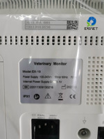 Système de surveillance vétérinaire EURVET Portable ECG NIBP SpO2, moniteur multiparamètres de fréquence cardiaque et de SpO2 pour animaux
