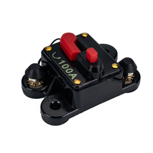 100A Automotive Circuit Breaker Resettable <b>Auto</b> Reset Surface Mount For Car Audio <b>Systems</b> <b>Electrical</b> Protection - Product Image 1