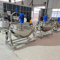 Vente directe usine – Chaudière industrielle à double enveloppe de 600 L en acier inoxydable pour cuisson