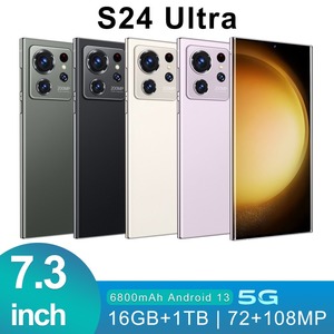 Smartphone Android Deca Core S24 Ultra Best-seller <span class=keywords><strong>con</strong></span> <span class=keywords><strong>Penna</strong></span> Integrata, Fotocamera da 108MP, Display HD LTE da 7,3 Pollici - Product Image 2