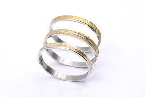 <span class=keywords><strong>Bracelet</strong></span> en acier inoxydable à facettes avec motif <span class=keywords><strong>de</strong></span> coupe en <span class=keywords><strong>diamant</strong></span> pour femme, <span class=keywords><strong>bracelet</strong></span> plaqué effet mat givré, mode <span class=keywords><strong>Paris</strong></span>, 8mm - Product Image 3