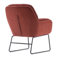 Fauteuil d'appoint moderne en tissu pour salon