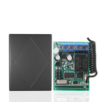 Interruptor Remoto Inalámbrico de 1 Canal DC12V ZK1PA con Función de Retardo Múltiple y Código de Aprendizaje de 433MHz para Puerta de Garaje, Luz y Sistema de Alarma
