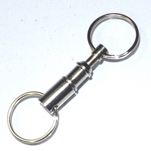 Porte-clés en acier inoxydable personnalisé, détachable, à dégagement rapide, accessoire pour cadeau et activités de plein air - Product Image 3