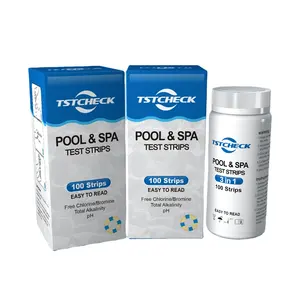 Striscia reattiva per piscina all'aperto e Spa 3 in 1 Kit per Test domestici strisce reattive per cloro/PH/durezza totale