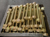 YA High Strength B7 L7 Stud Bolt Alloy Steel Mild Carbon Steel DIN976 PTFE Full Threaded Rods Zinc plated