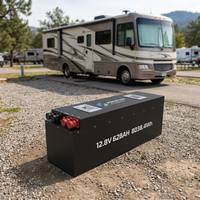 Batterie LiFePO4 Propow grande capacité à décharge rapide 12V 628Ah, batterie lithium robuste pour camping-car, hors réseau, ESS