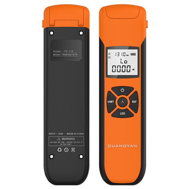 MT-8624 FTTH Lithium Electric High-precision Optical Power Testing Instrument Optical Power Meter Optical Decay Tester