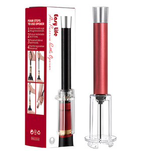 Accesorios de Bar Más Vendidos, Juego de 4 Piezas de Herramientas para <span class=keywords><strong>Vino</strong></span>, Bomba de Presión de Aire, Abridor de Botellas para Amantes del <span class=keywords><strong>Vino</strong></span> - Product Image 5