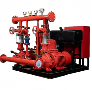 Sistema de Bombeo Contra Incendios Eléctrico + Diésel + Bomba Jockey, Apto para Edificios, Fábricas, Almacenes, Uso Marino, etc. - Product Image 1