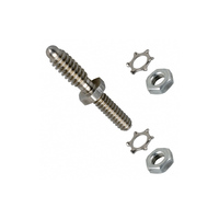 Kit tendeur de câble invisible OEM en acier inoxydable/aluminium zingué - Vis filetée à sertir, tige hexagonale interne 1/8" 3/16" pour câble