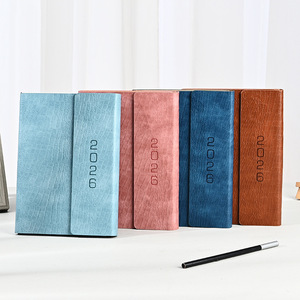 Gf Thiết Kế Mới Sang Trọng Gấp Ba Lần A5 Nhật Ký Tạp Chí Biểu Tượng Tùy Chỉnh PU Da Bìa Cứng Lịch Máy Tính Xách Tay Cho Các Trường Học Văn Phòng Nhà Cung Cấp - Product Image 2