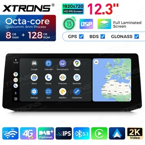 XTRONS 12,3 pulgadas para BMW 5 Series E60/E61/M5 CIC sistema Octa Core 8 + 128 coche estéreo 4G incorporado <span class=keywords><strong>CP</strong></span> AA REPRODUCTOR DE CD Original - Product Image 4