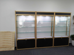 Soporte de exhibición de joyería y teléfono móvil de metal con luz LED <span class=keywords><strong>Idea</strong></span> de regalo de juguete de escaparate para el hogar o la tienda - Product Image 4