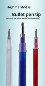 100 Pezzi <span class=keywords><strong>Ricariche</strong></span> per Penna Gel <span class=keywords><strong>Cancellabili</strong></span> Termosensibili Lunghezza 1mm Inchiostro Blu Solubile in Acqua per Marcatori su Pelle - Product Image 2