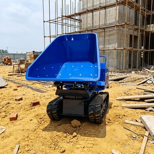Camion à benne rotative Kc1200, produits les plus vendus, benne rotative sur chenilles en caoutchouc Kc1200, 1,2 tonne, mini-dumper hydraulique, CE EPA - Product Image 4