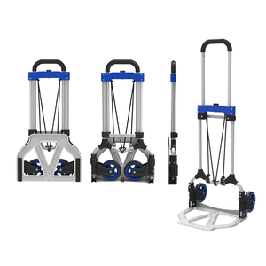 Chariot à main de qualité supérieure chariots à roues pliantes robustes de 5 pouces avec une capacité de 70kg - Product Image 2