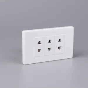 A10-111/3 American standard High reliability Easy installation american style wall socket