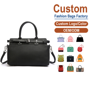 Full-Grain Leather <b>Belted</b> Satchel, OEM/ODM Custom, Women's <b>Work</b> & Daily Crossbody Purse - Product Image 1