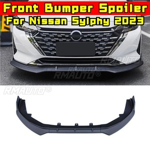 <b>Car</b> Front Bumper Lip <b>Diffuser</b> Spoiler Matte Black Body Kit for Nissan Sylphy 2023 Protector Bumper Guard <b>Car</b> Accessories - Product Image 2