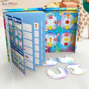 <span class=keywords><strong>Libro</strong></span> di Giochi Logici Magnetici Personalizzato OEM ODM, Giocattolo Educativo per Bambini, <span class=keywords><strong>Libro</strong></span> di Addestramento per l'Apprendimento Precoce - Product Image 1