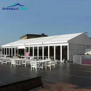 Carpa de techo transparente para eventos al aire libre, carpa de 10 marquesina diseñada para boda