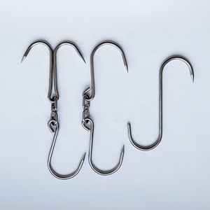 Xoay Thịt Móc Nhiệm Vụ Nặng Nề Thép Không Gỉ Chế Biến Thịt Móc <span class=keywords><strong>S</strong></span>ăn Bắn Cá Thân Thịt Treo Móc 6Mm 8Mm 10Mm 12Mm Dia - Product Image 1