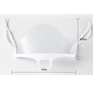 Protector bucal facial antivaho profesional para restaurante, personal de Hotel, Cubierta Sanitaria transparente, protector para escupir, máscara respiratoria - Product Image 1