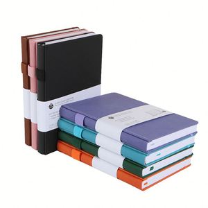 Wholesale Promotional A5 Business <b>Dotted</b> Journals <b>Notebook</b> Pu Leather Hardcover <b>Notebooks</b> With Embossed Logo - Product Image 3